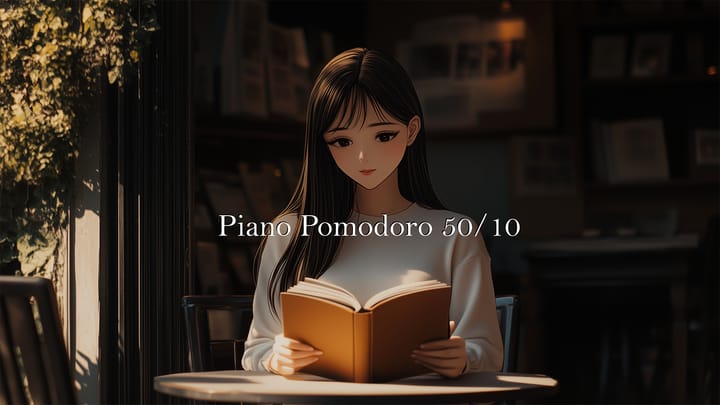 Relaxing 🌸 Pomodoro 50/10 📚with Claire (Ad-Free)